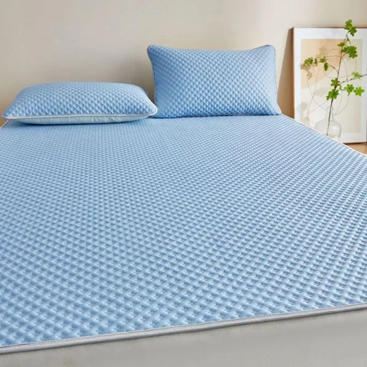 Summer Cooling Mattress Breathable Skin-friendly Ice Silk Bed